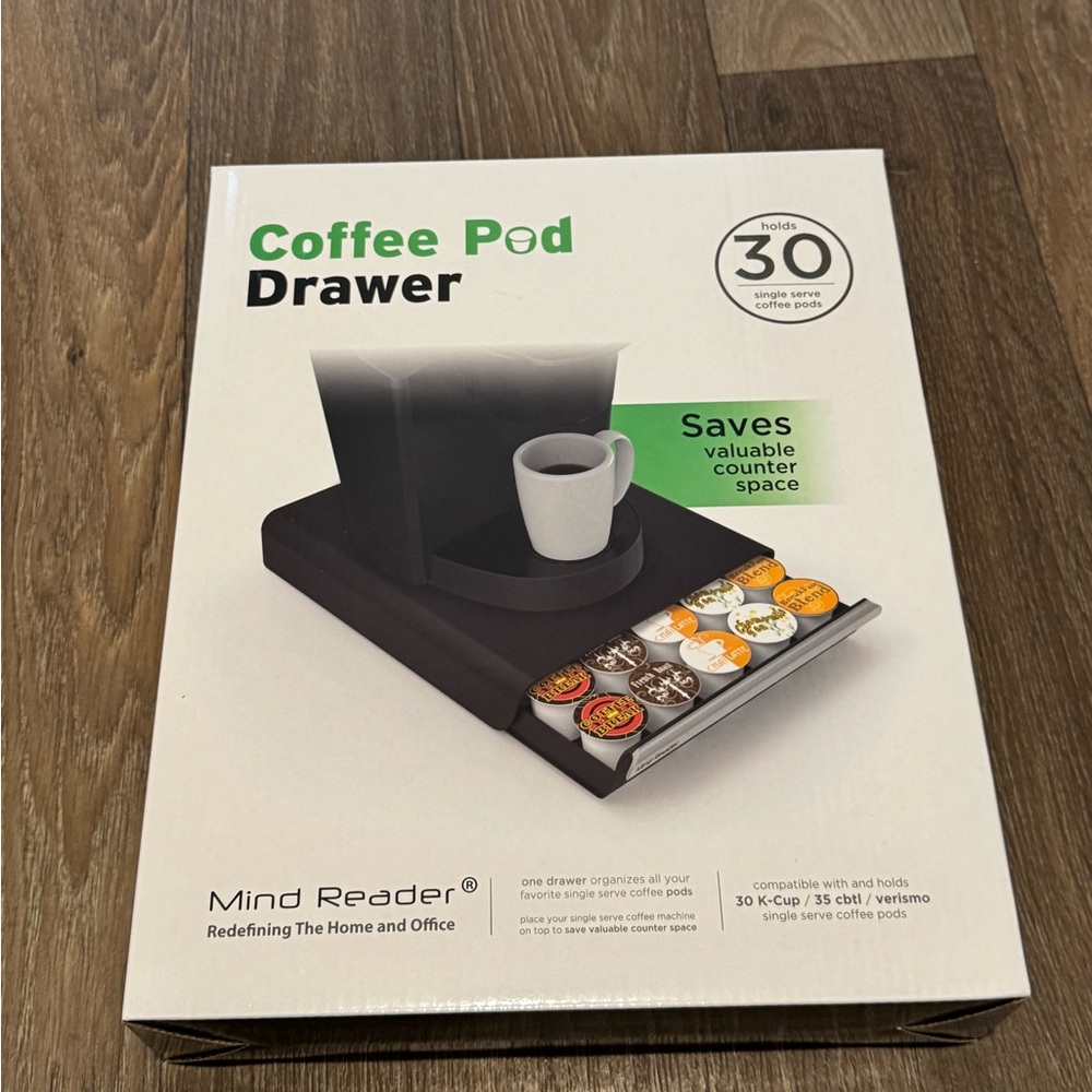 Mind Reader Coffee Pod Drawer New